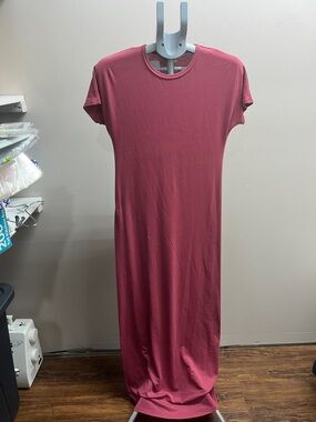 LuLaRoe Short-Sleeve Maxi Dress - Rose